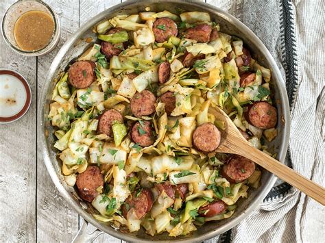 This is a great place to discover new. Kielbasa and Cabbage Skillet with Dijon Vinaigrette ...