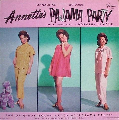 Pajama Party 1964 Pajama Party Dorothy Lamour Annette Funicello