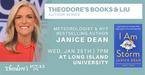 Theodores And Liu Author Series Janice Dean And Special Guest Brian