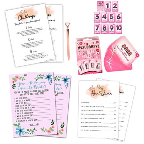 Hen Party Games L Personalised Products L Party Packs