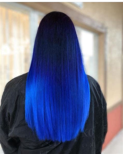 Electric Blue Hair