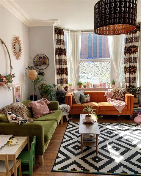Quirky Bohemian Living Room Decor Ideas