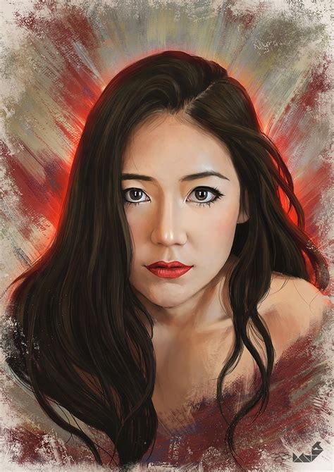 Portrait Of A Beautiful Asian Girl Finished Artworks Krita Artists