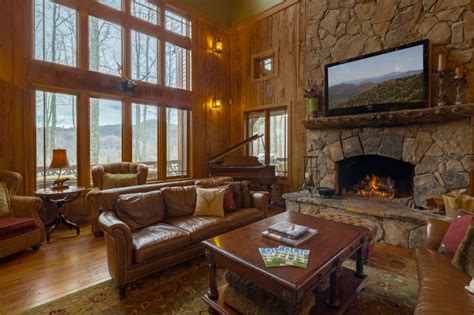 Great outdoor cabin rentals pigeon forge cabin rentals and gatlinburg cabins in the great smoky mountains of tennessee. Wall of Windows showcasing Long Range Views | Indoor ...