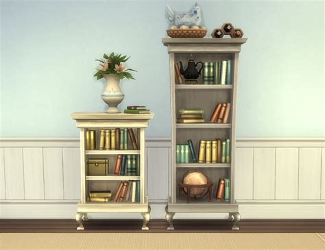 My Sims 4 Blog Single Tile Cordelia Bookcases By Plasticbox
