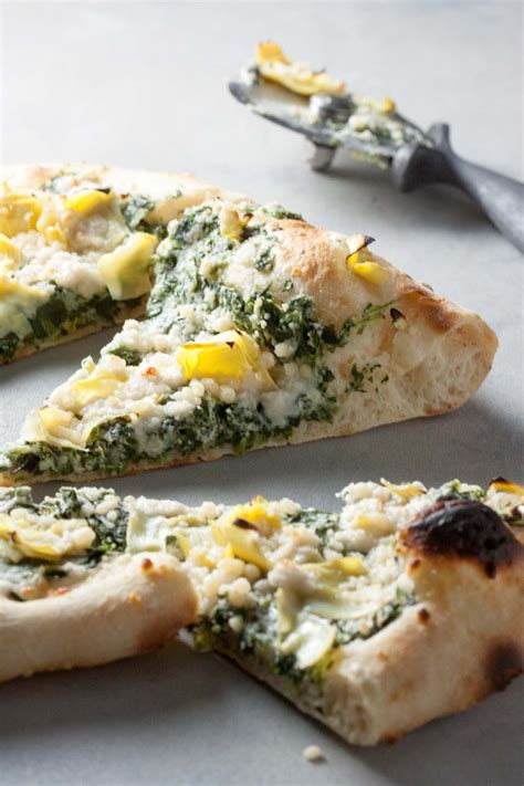 Spinach Artichoke Pizza Dairy Free Vegan