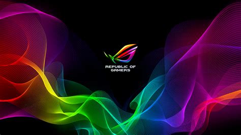 Rgb Rog Wallpaper Based On The One From Razer Rwallpapers