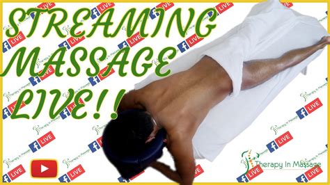 Live Massage Session Male Leg Massage Foot Massage Therapyinmassage Youtube