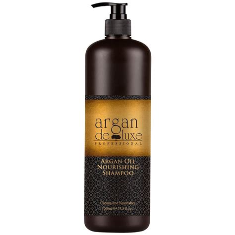 Argan Deluxe Professional Argan Oil Nourishing Shampoo 300ml And 1lt Hairlight Hair And Beauty
