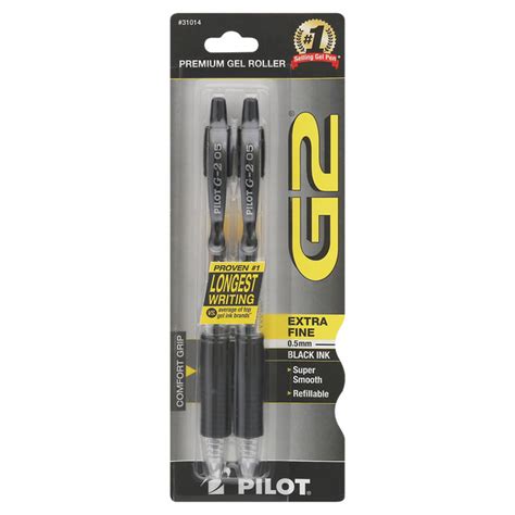Save On Pilot G2 Gel Ink Pens Extra Fine Black Ink Order Online