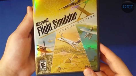 Microsoft Flight Simulator Xdeluxe Edition 2006 Video Game Unboxing