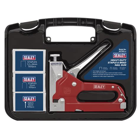 Heavy Duty Staple And Nail Gun Ak7061 Sealey