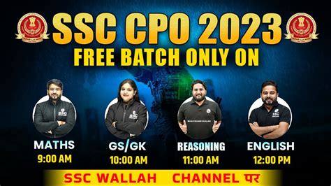 Ssc Cpo Complete Preparation With Free Ssc Cpo Batch Ssc