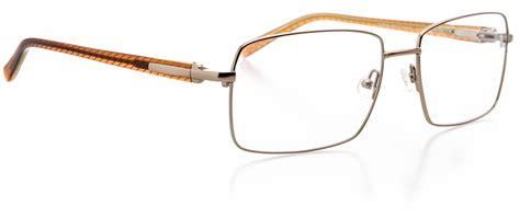 Optical Eyewear Square Shape Metal Full Rim Frame Prescription Eyeglasses Rx Pale Copper