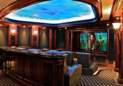 Custom Home Theater Design And Installation Maine