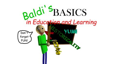 Thats Me Baldis Basics In Education And Learning Youtube