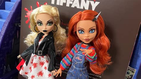 Monster High Skullector Chucky And Tiffany Doll Review And Unboxing