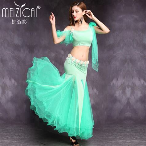 2017 New Sexy Belly Dance Clothes For Woman Belly Dance Skirt Suits Bellydancing Costume T4026