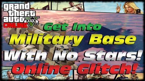 Gta 5 Online How To Get Into Military Base With No Stars Wanted Level