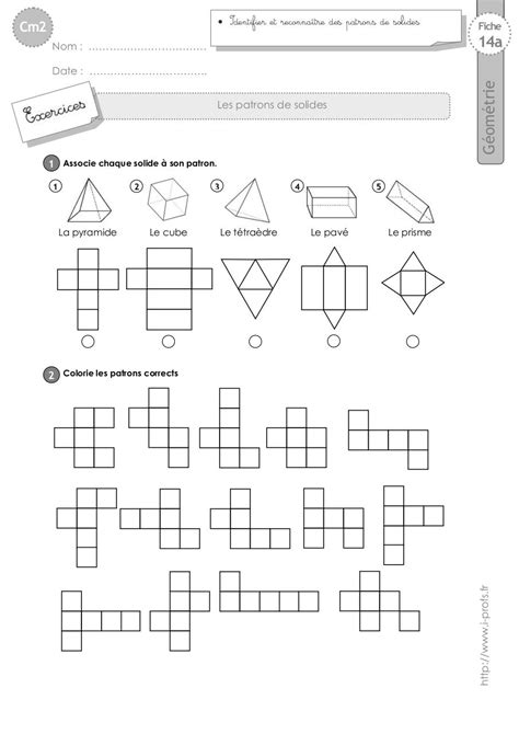 Exercice Patron Pyramide