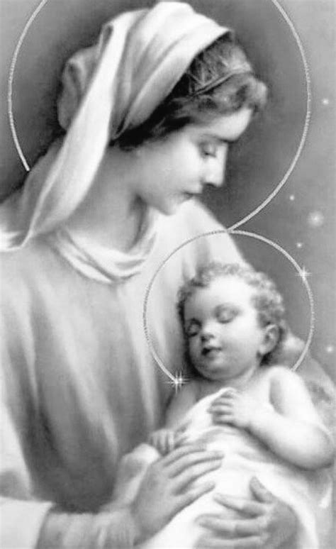 The Tenderness Between Jesus And His Mama Blessed Mother Blessed