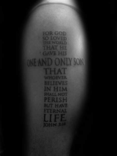 John 3 16 tattoo designs. 30 John 3 16 Tattoo Designs For Men - Religious Ink Ideas