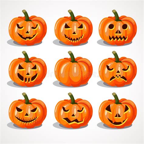 Halloween Pumpkin Bucket With Candy Vector Illustration Stock Vector