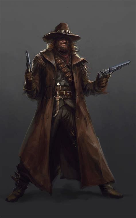 Artstation Marco Hasmanns Submission On Wild West Character Design