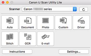 This is an application that allows you to scan photos, documents, etc easily. Canon Knowledge Base - Starting IJ Scan Utility Lite