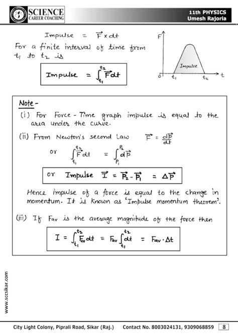 Newton S Laws Of Motion Notes Class 11 Physics Notes SCIENCE CAREER