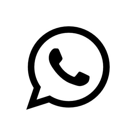 Download Logo Whatsapp Hitam Putih Png Status Buat Wa Images