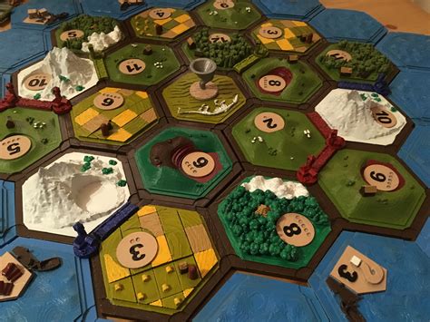 3d Printable Settler Of Catan Collection Magnetic By Moe Zarrella