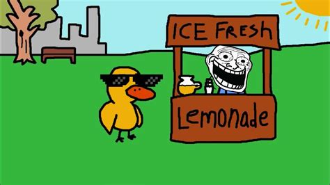 duck walked up to the lemonade stand slightly edited ft whatrudoingstepbro meme youtube