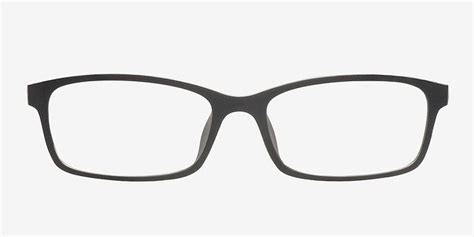 Corvallis Rectangle Black Full Rim Eyeglasses Eyebuydirect