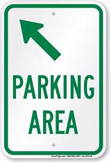 Parking Area Sign Pictures