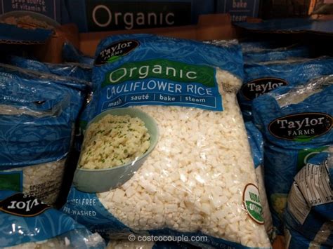 These costco cauliflower tots are flying off shelves. Taylor Farms Organic Cauliflower Rice