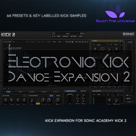 Electronic Dance Kick Expansion Vol2 For Sonic Academy Kick 2 By Touch