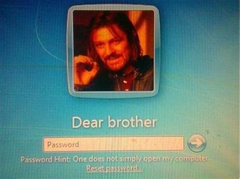 To clear any previously saved passwords click on the managed saved passwords link. Image - 483181 | One Does Not Simply Walk into Mordor ...