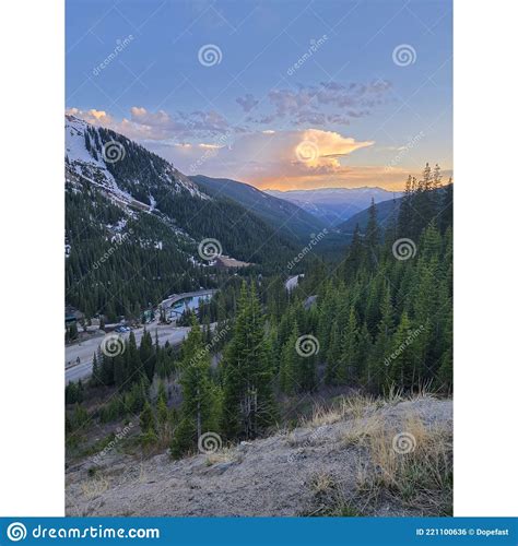 Keystone Colorado Sunset Stock Photo Image Of Mountain 221100636