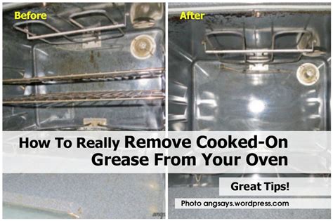 How To Really Remove Cooked On Grease From Your Oven