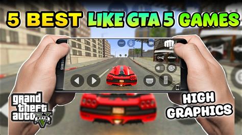 5 Best Android Games Like Gta 5 With High Graphics 2022 9 Youtube
