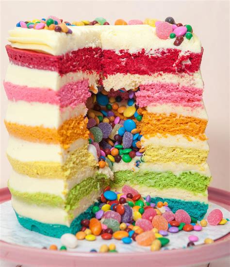 Pin On Rainbow Cakes