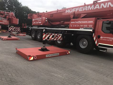 Crane Support Plates By Hüffermann In Special Version