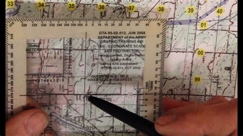 How To Use A Military Protractor For Land Navigation Youtube