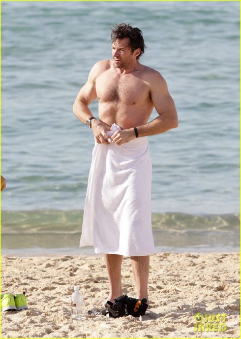 Photo Hugh Jackman Goes Sexy Shirtless After Pan Casting News 30 Photo 3015081 Just Jared