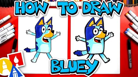 How To Draw Bluey Youtube