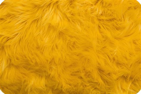 Luxury Shag Fur Yellow Lsyellow Shannon Fabrics Wholesale Fabrics