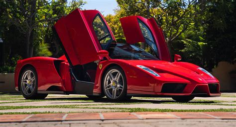 It was developed in 2002 using formula one technology. Ferrari Enzo Sets Record For The Most Expensive Car Sold In Online-Only Auction | Carscoops