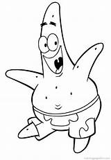Patrick Star Coloring Zeester Drawing Svg Spongebob Starfish Ausmalbilder Cartoon Fun Cutting Popular Disney Clipartmag Coloringhome sketch template