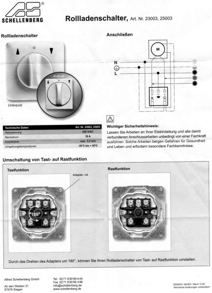 Schaltplan Rolladenschalter Busch Jager Wiring Diagram